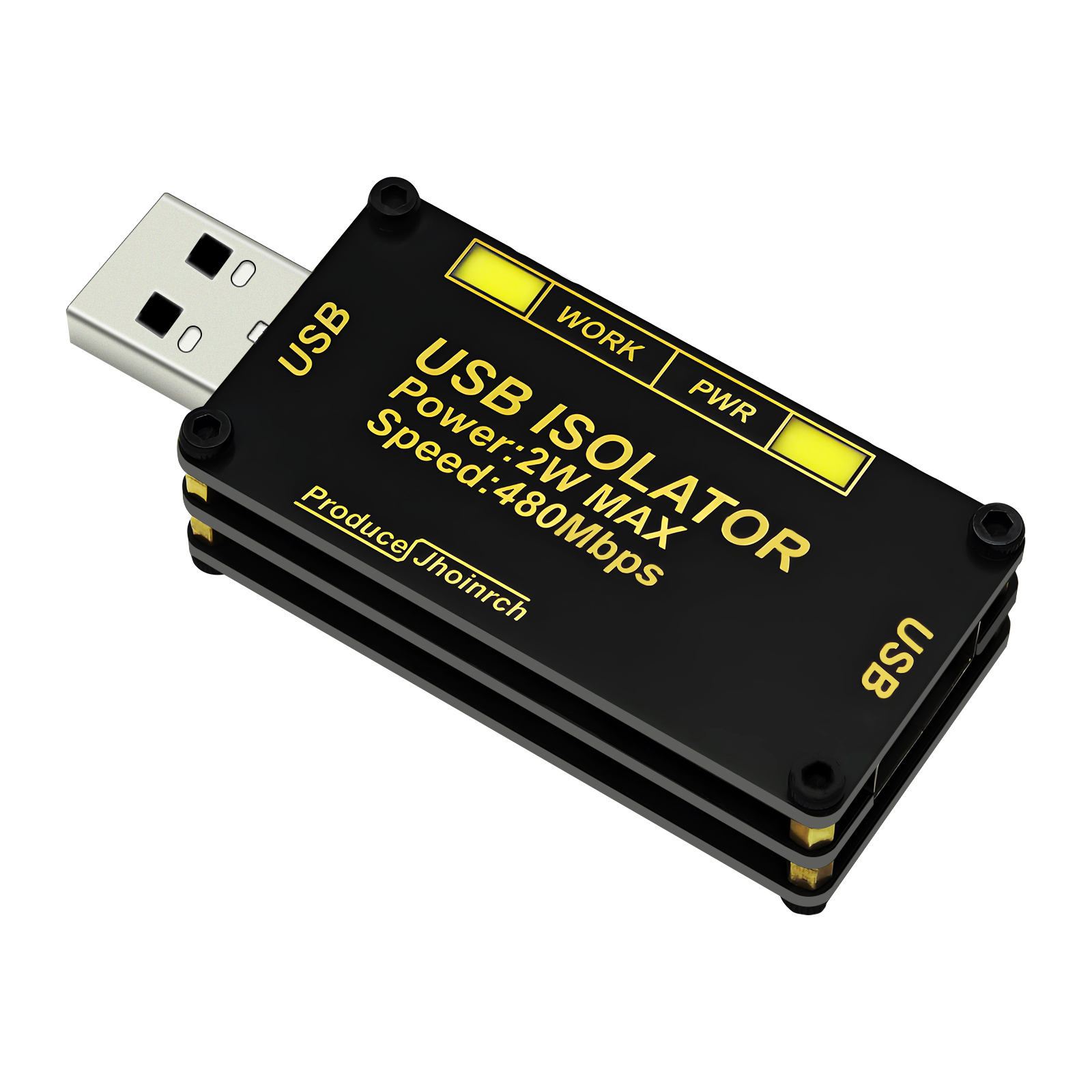 RH-07 MK2 USB Isolator Supports 480Mbps High Speed Isolation 