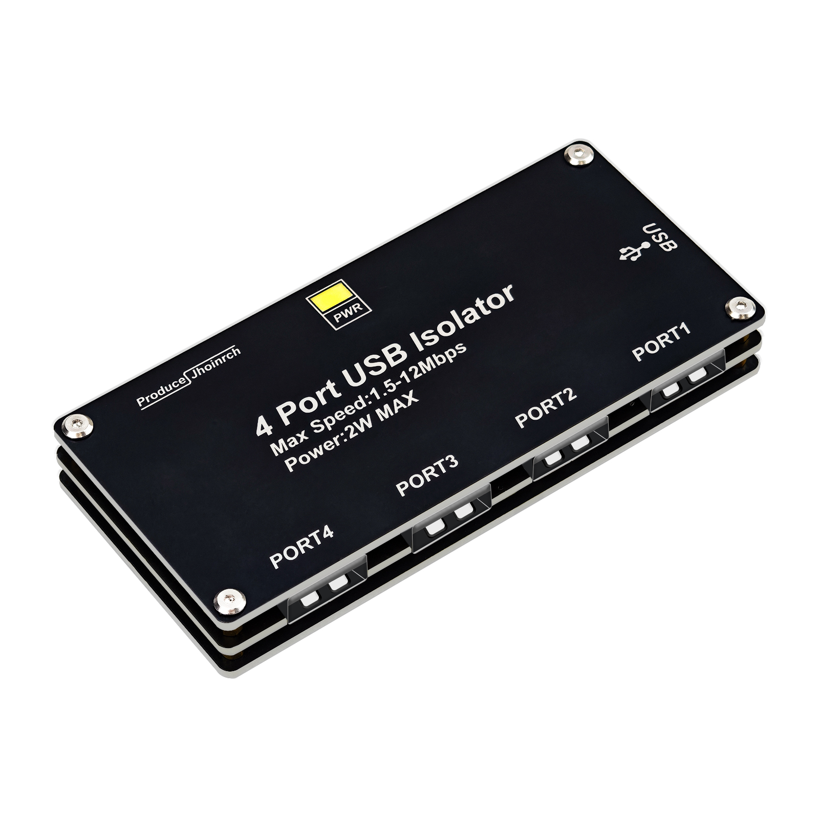 RH-05-Mod-1-4 Port USB Isolator onboard Adum3160 Chip 2W 5V Regulated Power Supp